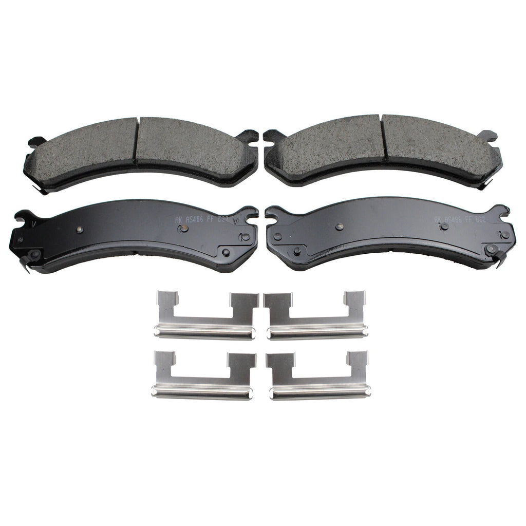 Set of 4 Akebono ProACT Front Ceramic Brake Pads for Cadillac Chevrolet GMC Hummer