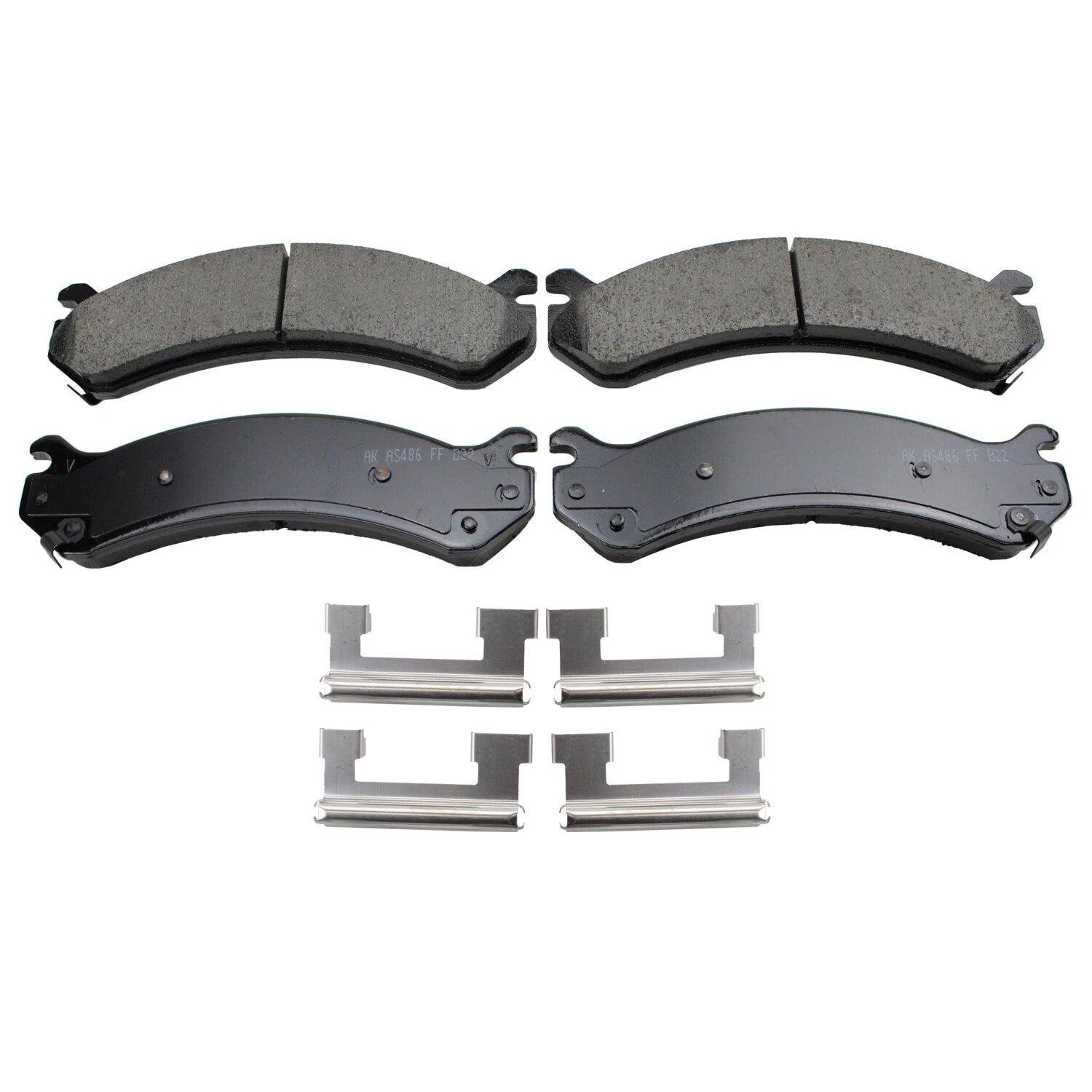 Set of 4 Akebono ProACT Front Ceramic Brake Pads for Cadillac Chevrolet GMC Hummer
