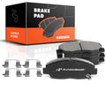 Set of 4 Front Ceramic Brake Pads for Honda Civic (2012–2015)