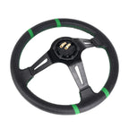 350mm Deep Dish Aluminum Sport Racing Steering Wheel for Drifting