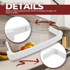 Fresh Food Door Retaining Bar Shelf for GE Refrigerator (Compatible)