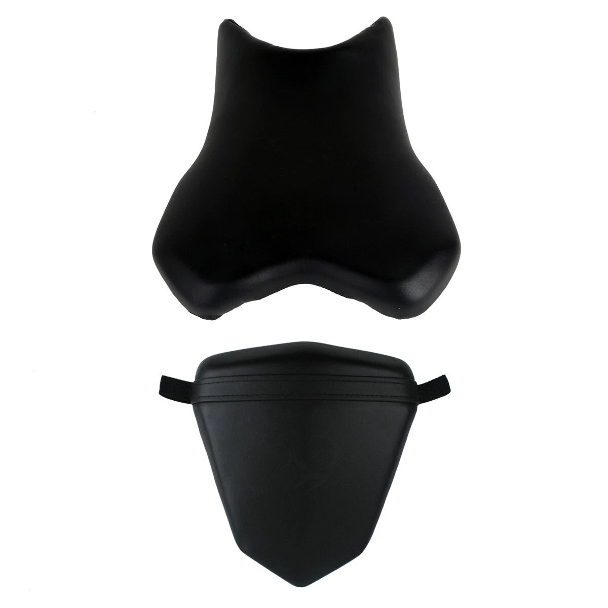 Black Driver Passenger Seat for Yamaha YZF-R6 (2006–2007)