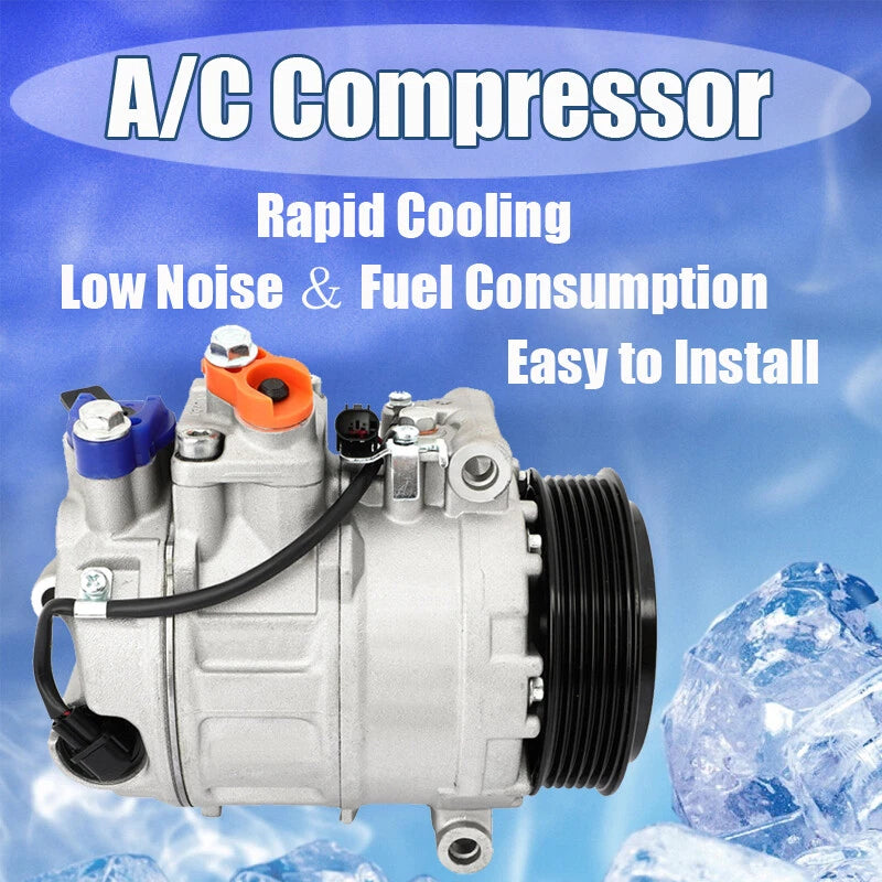 A/C Compressor for Mercedes-Benz CL500 CLK500 E500 E55 AMG (2003–2006)