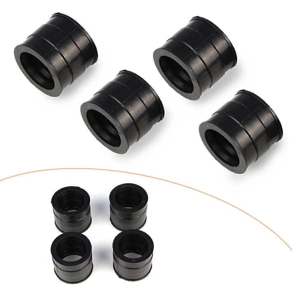Set of 4 Carburetor Intake Boot Insulators for Honda CB500K CB550F (1971–1978)