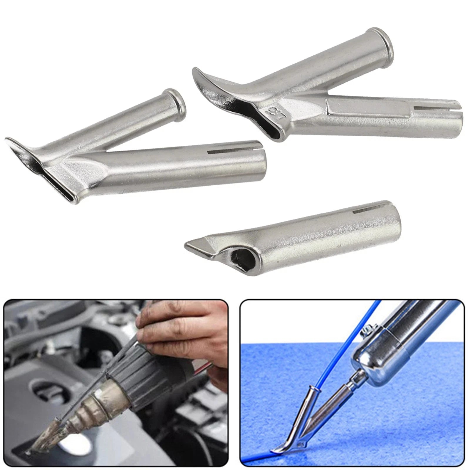 Set of 3 Welding Nozzles for PVC and Polycarbonate