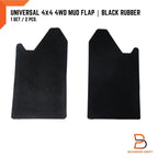 Large Black Off-Road Mudflaps for Mitsubishi Pajero, Challenger, Triton