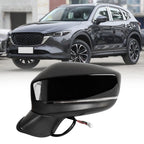 Left Driver Side Mirror for Mazda CX-5 (2017–2022) 7 Pin Blind Spot