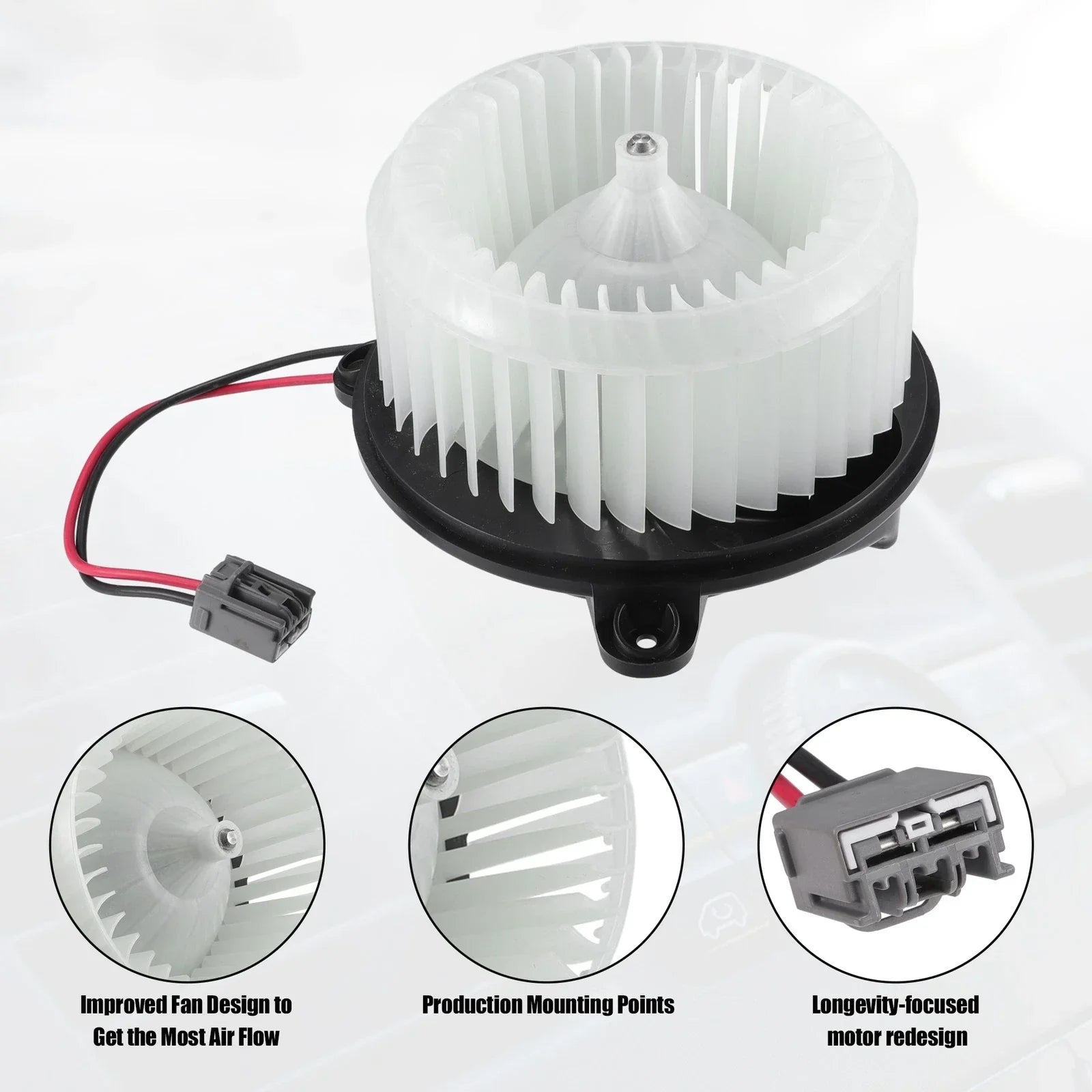 AC Heater Blower Motor for Dodge Dart L4 1.4L 2.0L 2.4L (2013-2016)