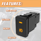 Fog Light Switch with Wiring Harness for Suzuki Grand Vitara/SX4 (2006–2014)
