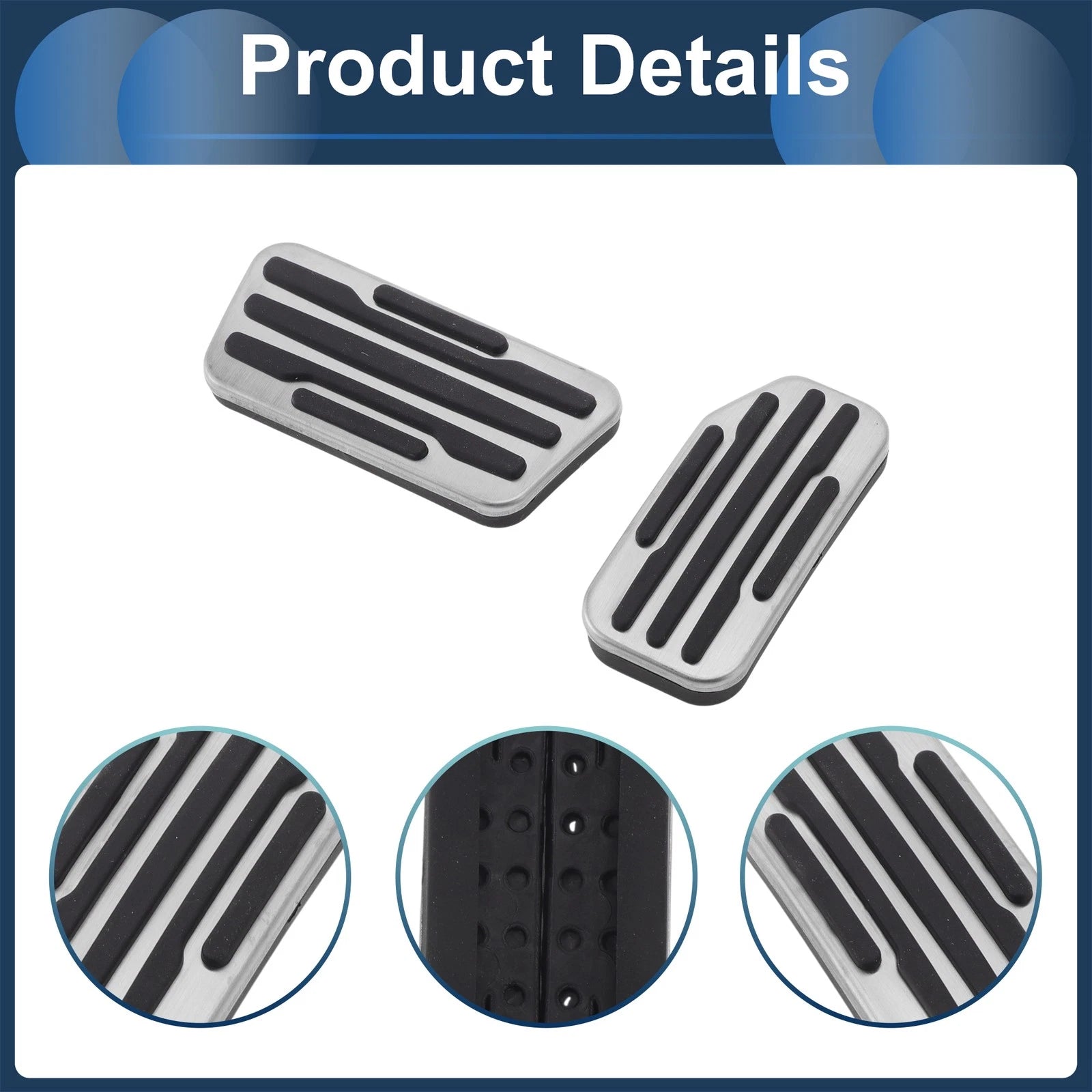 2X Automatic Foot Accelerator Pedal Covers for Buick Excelle GT (2015–2019)