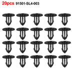 20X Cowl Grille Clips for Honda Civic Del Sol (1993–1997) Nylon 10mm