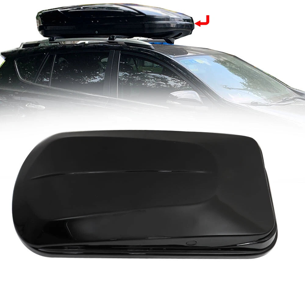 Cargo Roof Top Box for Universal Vehicles (14 ft³, Toolless Install, Black)