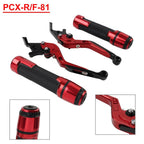 Folding Extendable Brake Clutch Lever Grip Set for Honda Forza 300 (2018-2023)