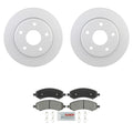 Bosch Front Rotors & Semi-Met Disc Brake Pad Kit for Mitsubishi Raider (2006–2009)