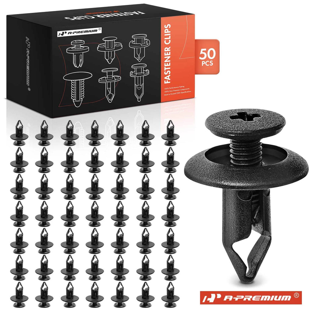 6mm Nylon Splash Shield Mudguard Clips for GM Toyota (—)