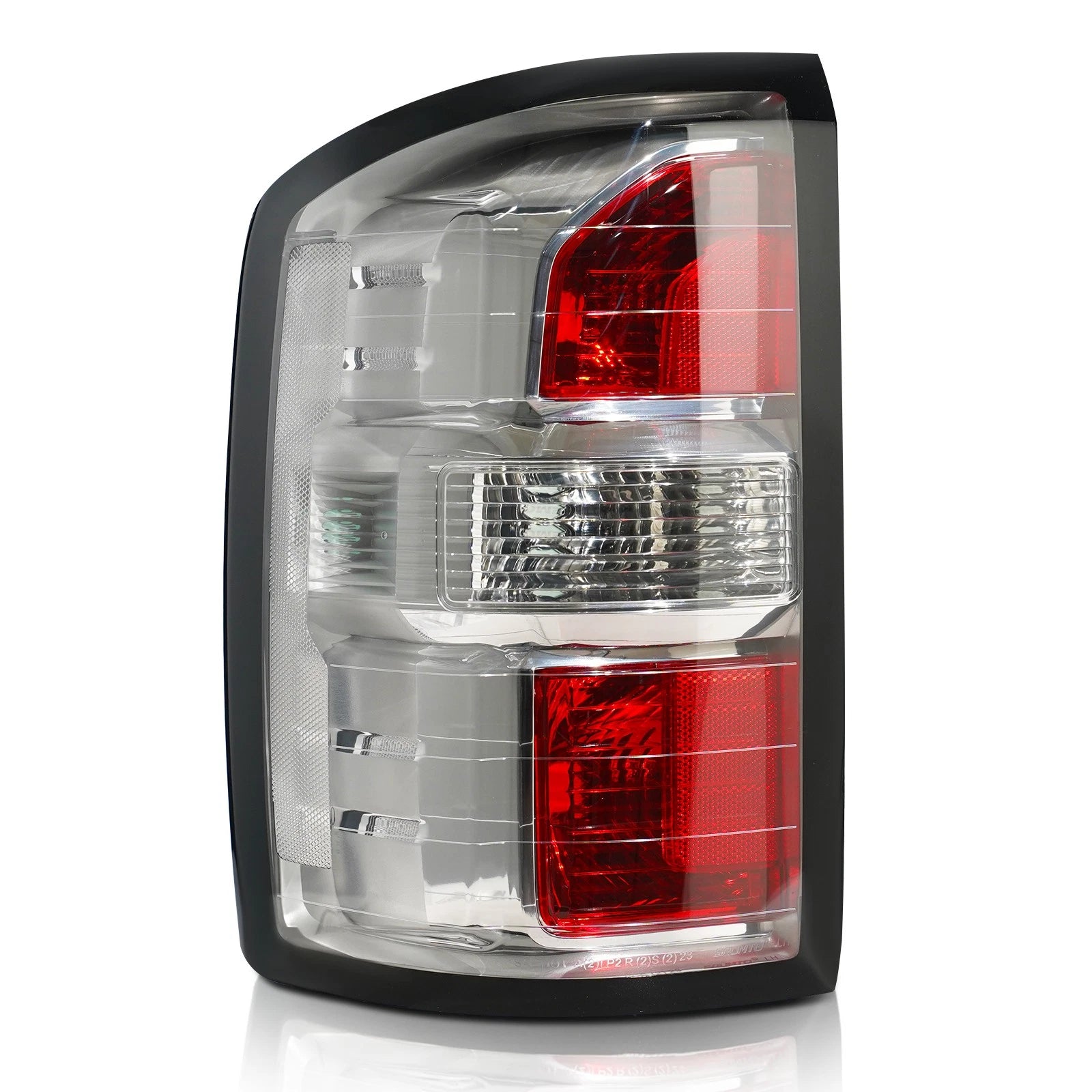 Set of 2 Halogen Chrome Tail Lights for GMC Sierra 1500 (2014–2018)