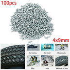 100×9mm Screw In Tire Stud Snow Spikes for Car/Truck/ATV