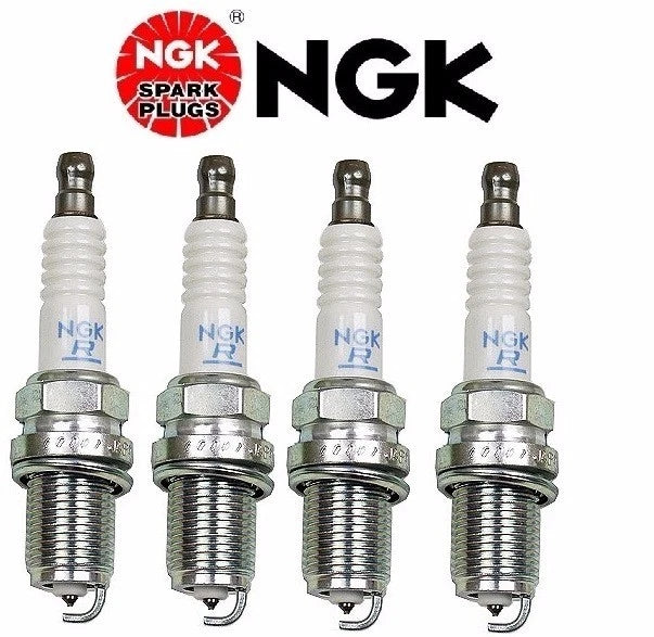 Set of 4 Pre-Gapped Spark Plugs NGK BKR6EP11/2978 for