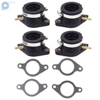 Set of 2 Carburetor Intake Manifold Boots for Yamaha Maxim XJ550 (1981–1983)