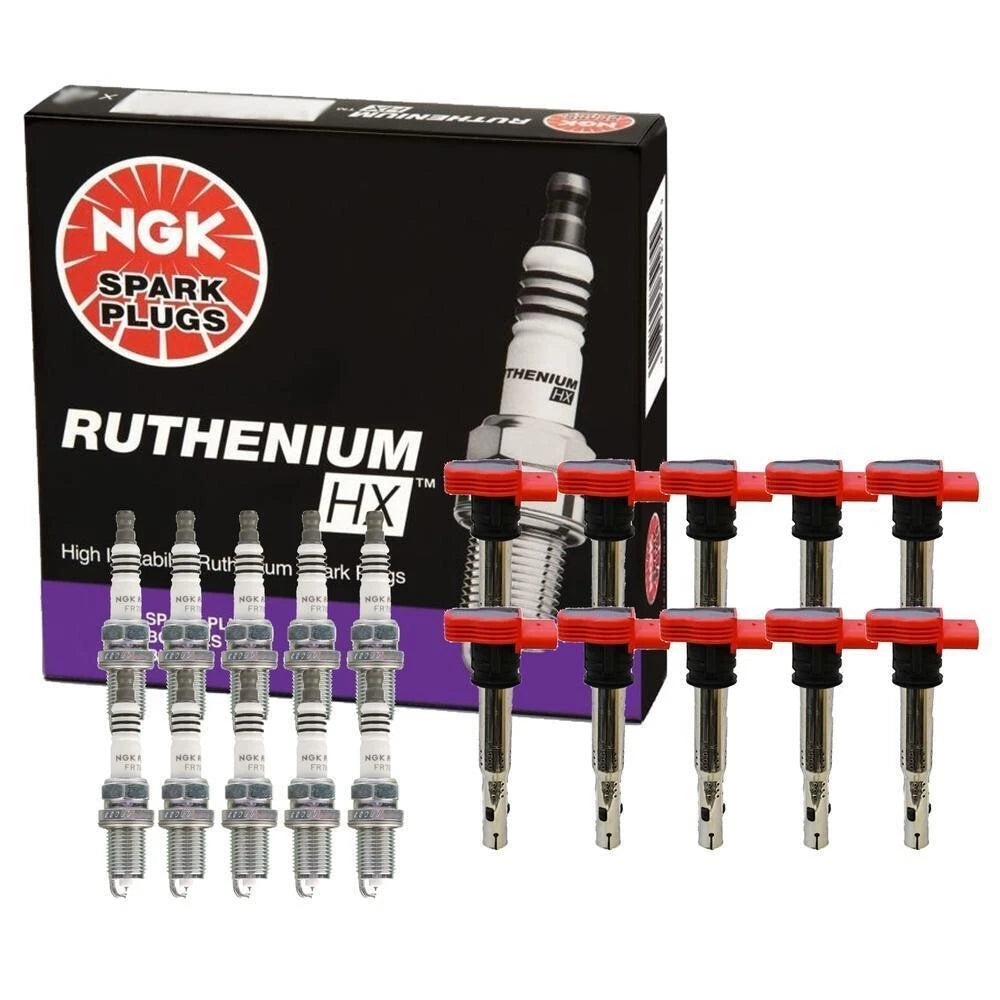 Denso Ignition Coil Kit Ruthenium HX for Audi R8 5.2L V10 (2009–2015)