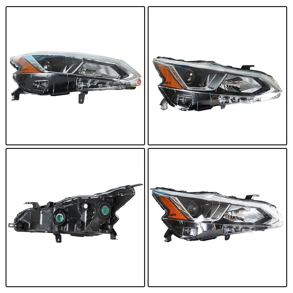 Headlight Headlamp for Nissan Altima (2019–2020) Right Side Chrome Housing