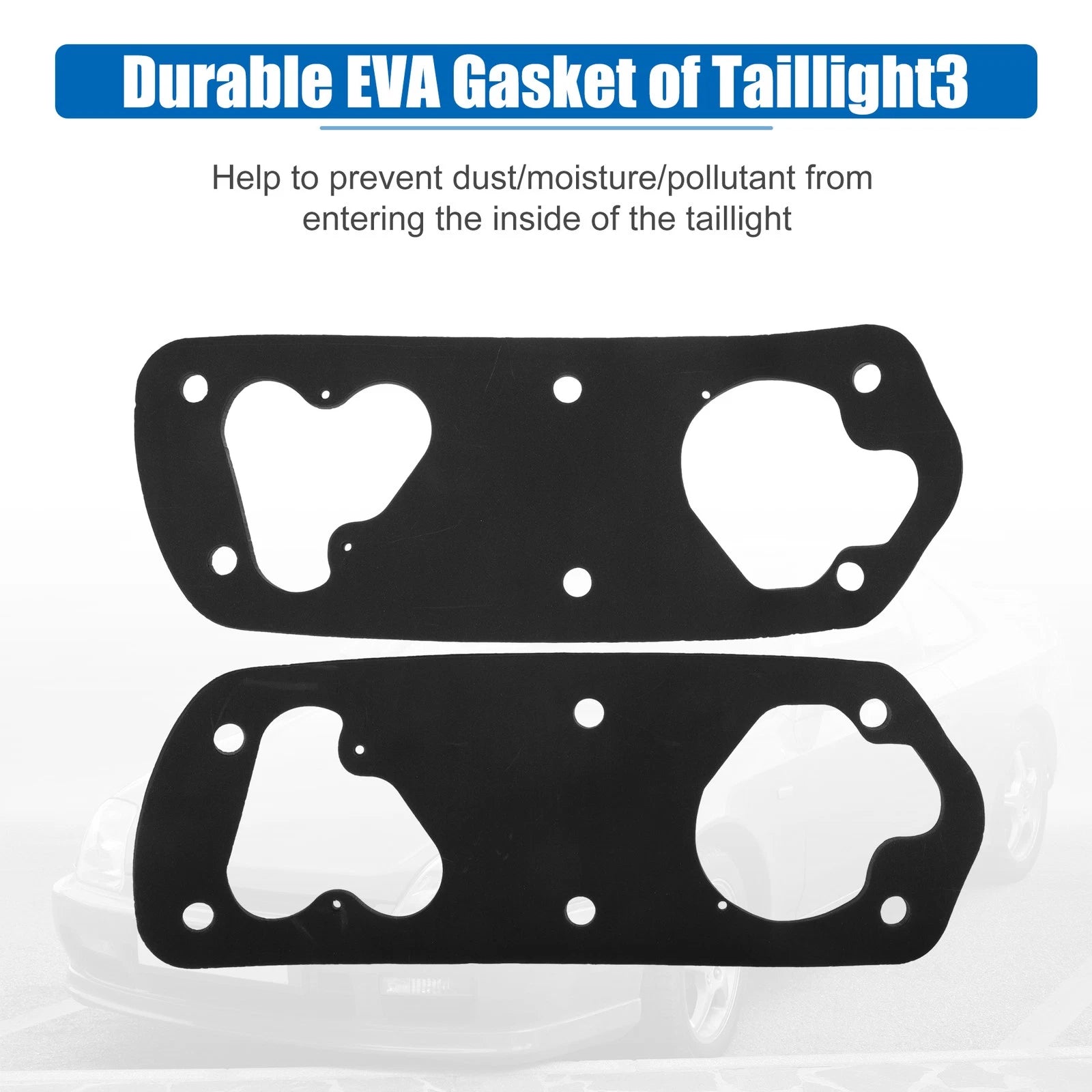 1 Pair EVA Rear Taillight Gaskets for Honda Prelude (1997–2001) No.33503-S30-003
