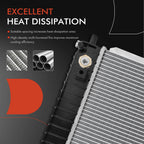 Radiator with Trans Oil Cooler for Ford F-150 F-250 (1997–1998)