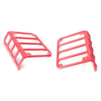 Steel Metal Tail Light Covers for Jeep Wrangler JK (2007-2016) Red
