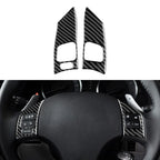 REAL CARBON FIBER Steering Wheel Button Cover for LEXUS IS (2006���2012)