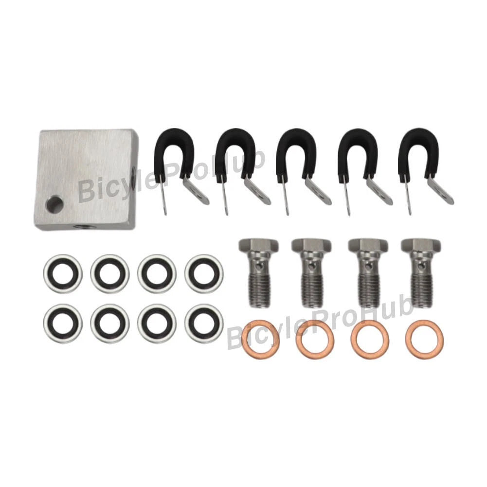 Front Braided Brake Hose Line Kit for Arctic Cat Thundercat 1000 (2008–2010)