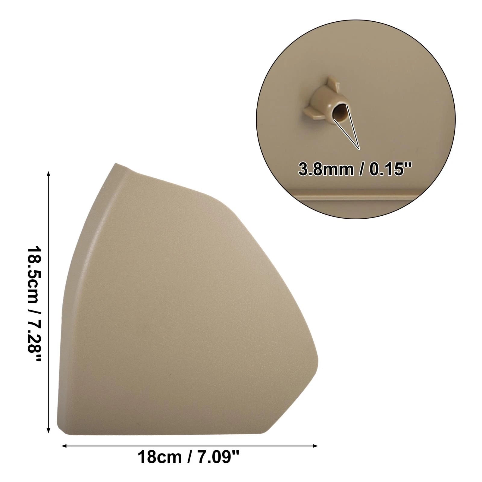 Front Right Door Cover Trim for Mercedes Benz E-Class (2003–2009) 2117270148 Khaki