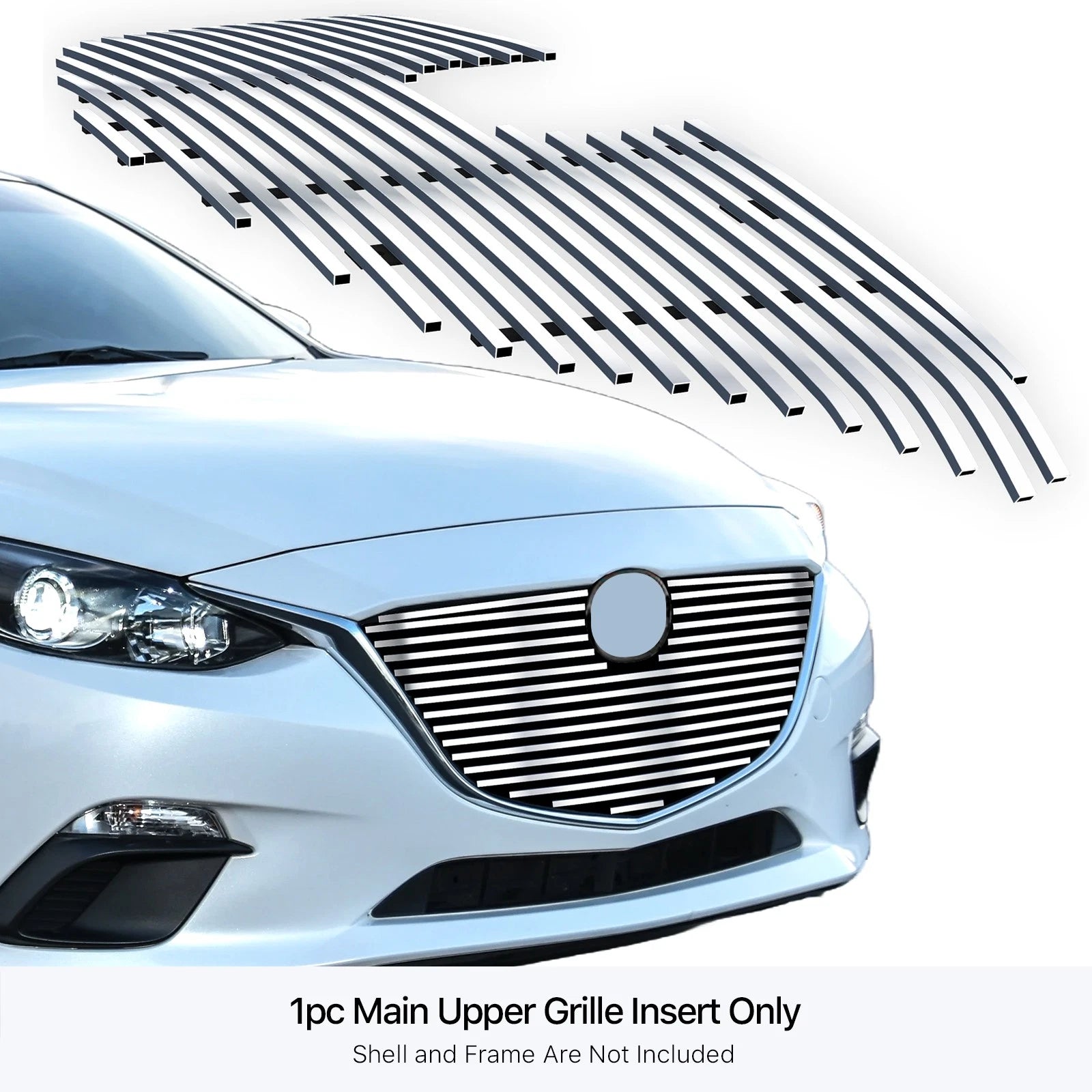 Stainless Chrome Grille for Mazda 3 (2014-2016)