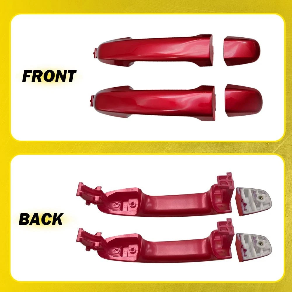 Outside Door Handle for Toyota Camry (2012–2017) Rear Left Driver Right Red