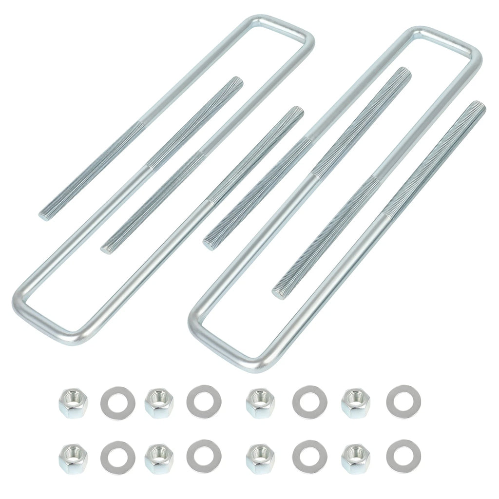 Leaf Springs for Chevy GMC Sierra (1988–2019) 2.5" Wide 12.5" Extended U-Bolts