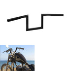 Z-Bar Handle Bar for Harley Sportster XL883 1200 Softail Dyna (1", Matte Black)