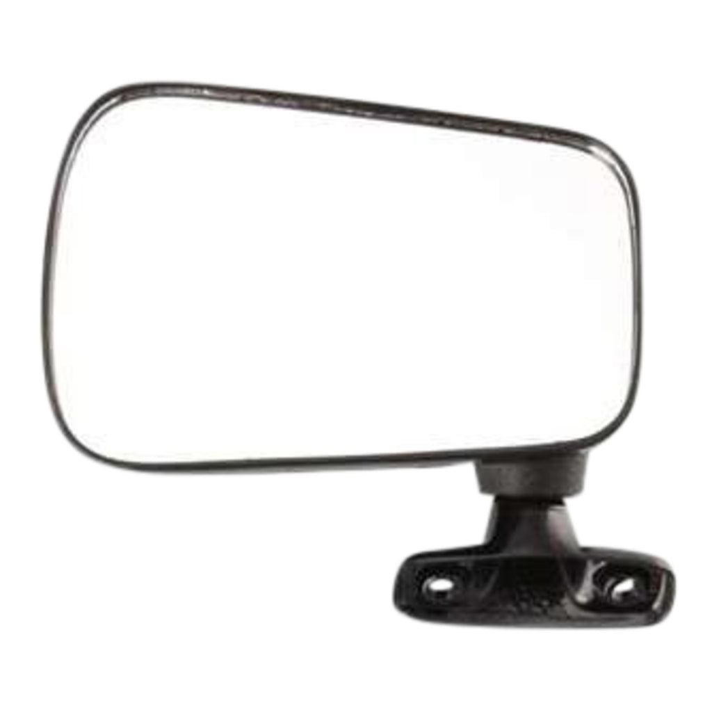 Manual Remote Mirror for Volkswagen Jetta (1980–1984) Left Side Textured Black