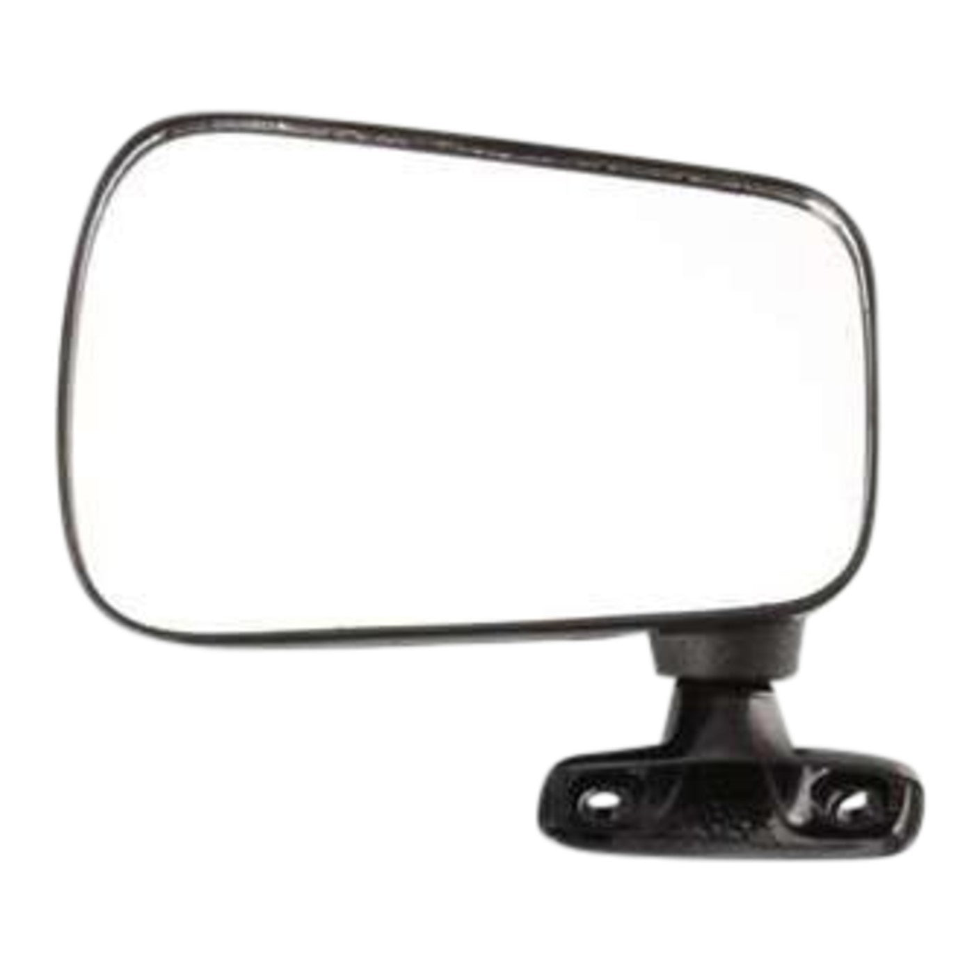 Manual Remote Mirror for Volkswagen Jetta (1980–1984) Left Side Textured Black