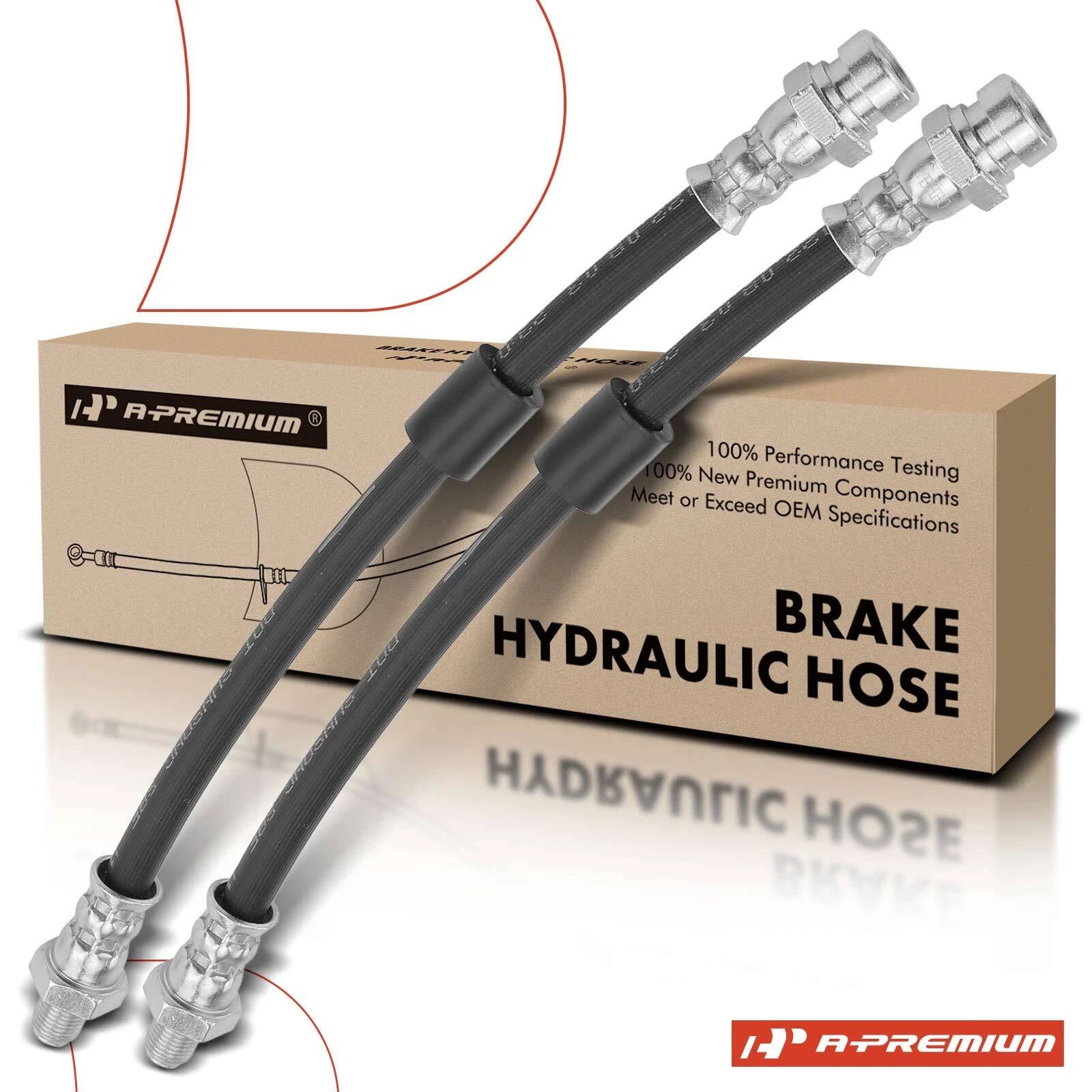 2X Rear Outer Brake Hydraulic Hose for Mitsubishi Outlander (2008–2015)