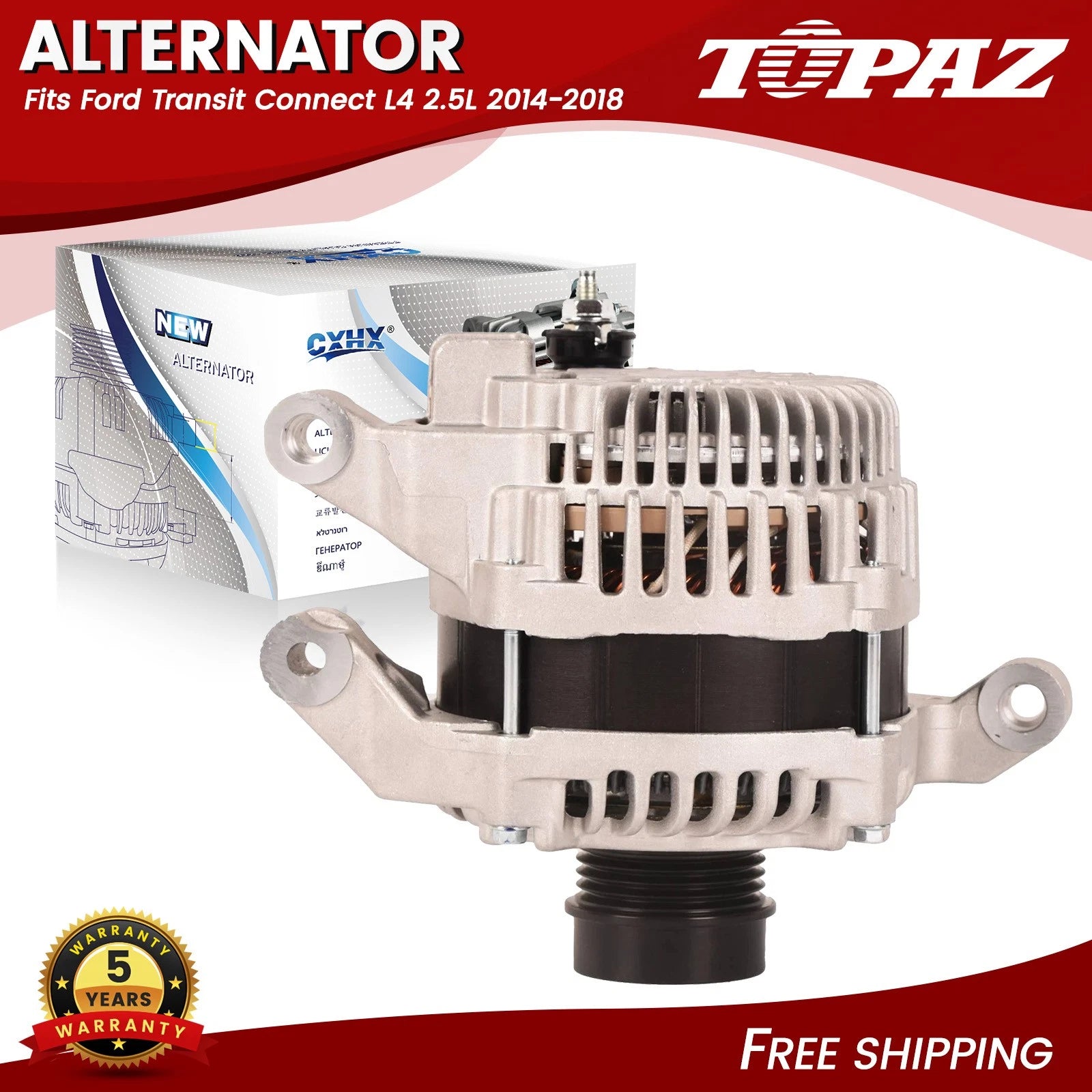 180A Alternator for Ford Transit Connect (2014–2018)