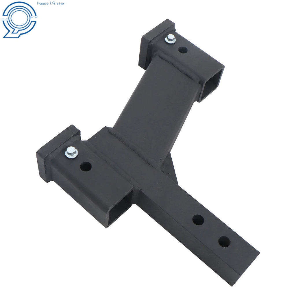 Dual Hitch Extender for Trailer 2" Receiver (10000 lbs, 2" & 10" Rise/Drop)