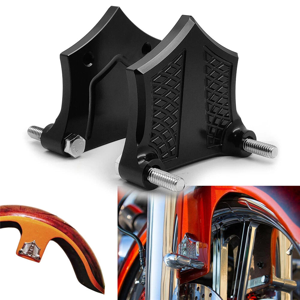 0.75" Front Fender Bracket Spacers for Harley Touring (1984–2013)