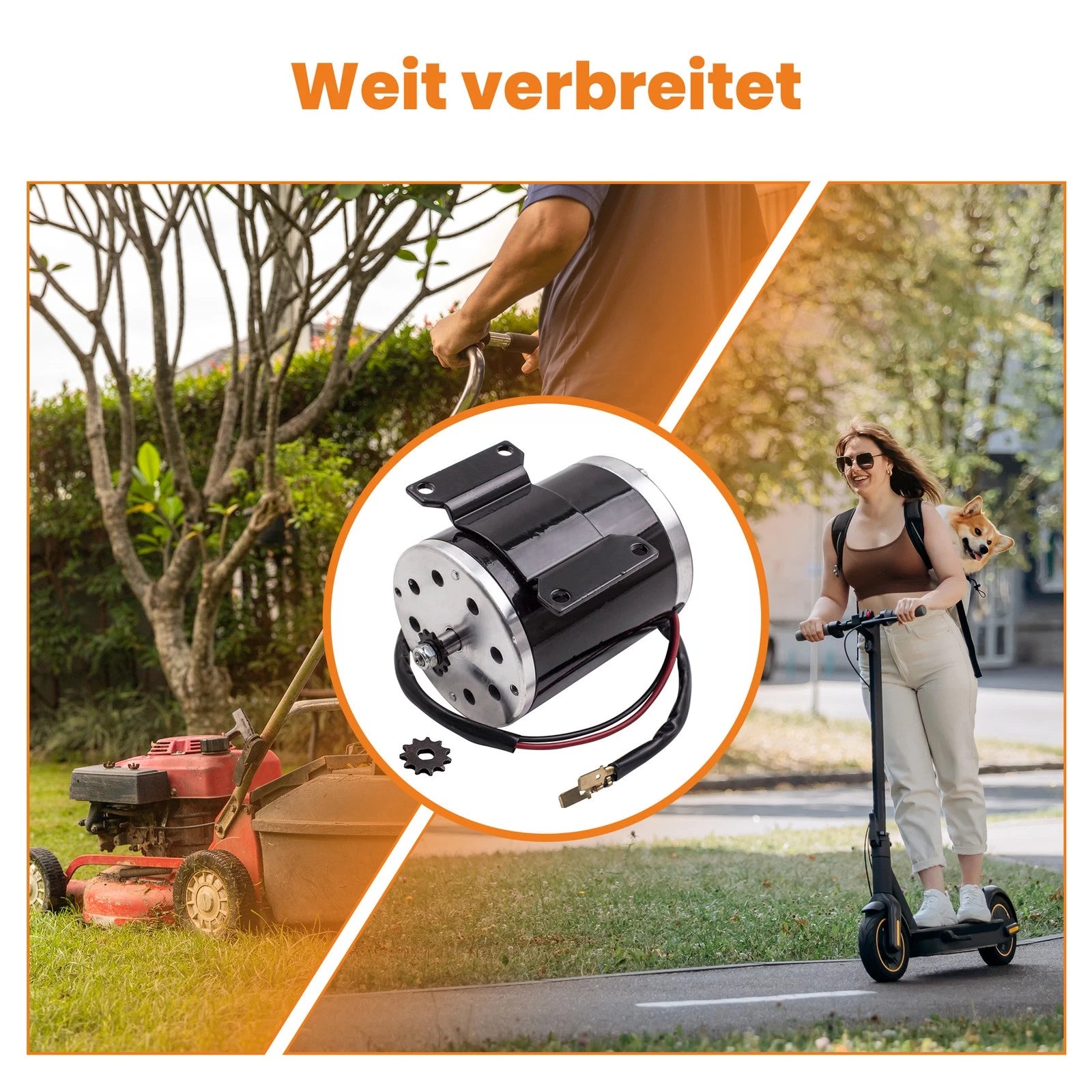 500W 24V DC Electric Motor for Scooter Go-Kart Minibike DIY (MY ZY 1020, 2010–2019)