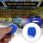 Dark Blue Key Case for Ford Courier (3 Buttons)