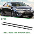 2X Rear Weatherstrip Window Seal No. 7574002110 for Toyota Corolla 