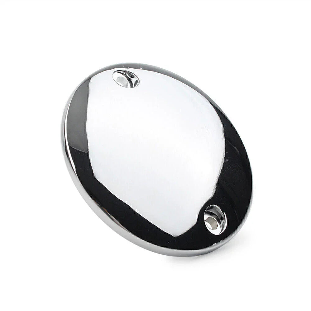 Chrome Ignition Timing Points Cover  Hole for Harley Big Twin (70-99)