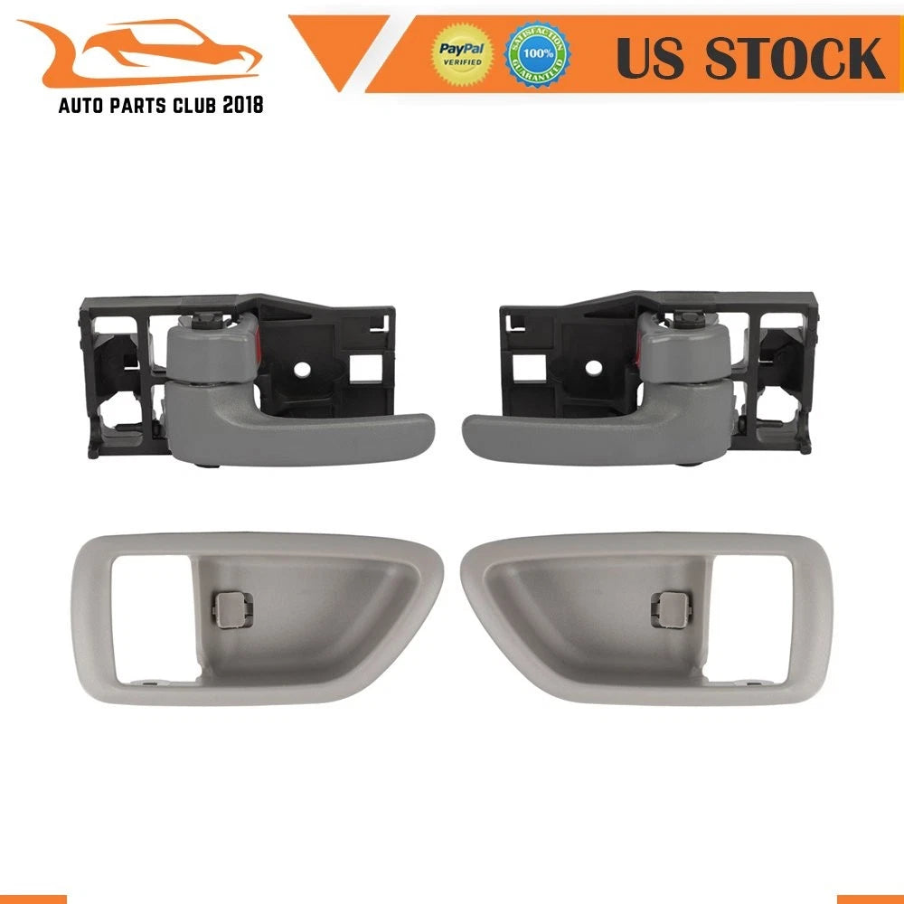 Inner Driver Passenger Side Door Handle w/ Bezel for Toyota Sequoia Tundra (2000–2023)