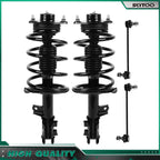 Front Struts Assembly & Sway Bars Kit w/Coil Springs for Kia Forte (2010–2013)