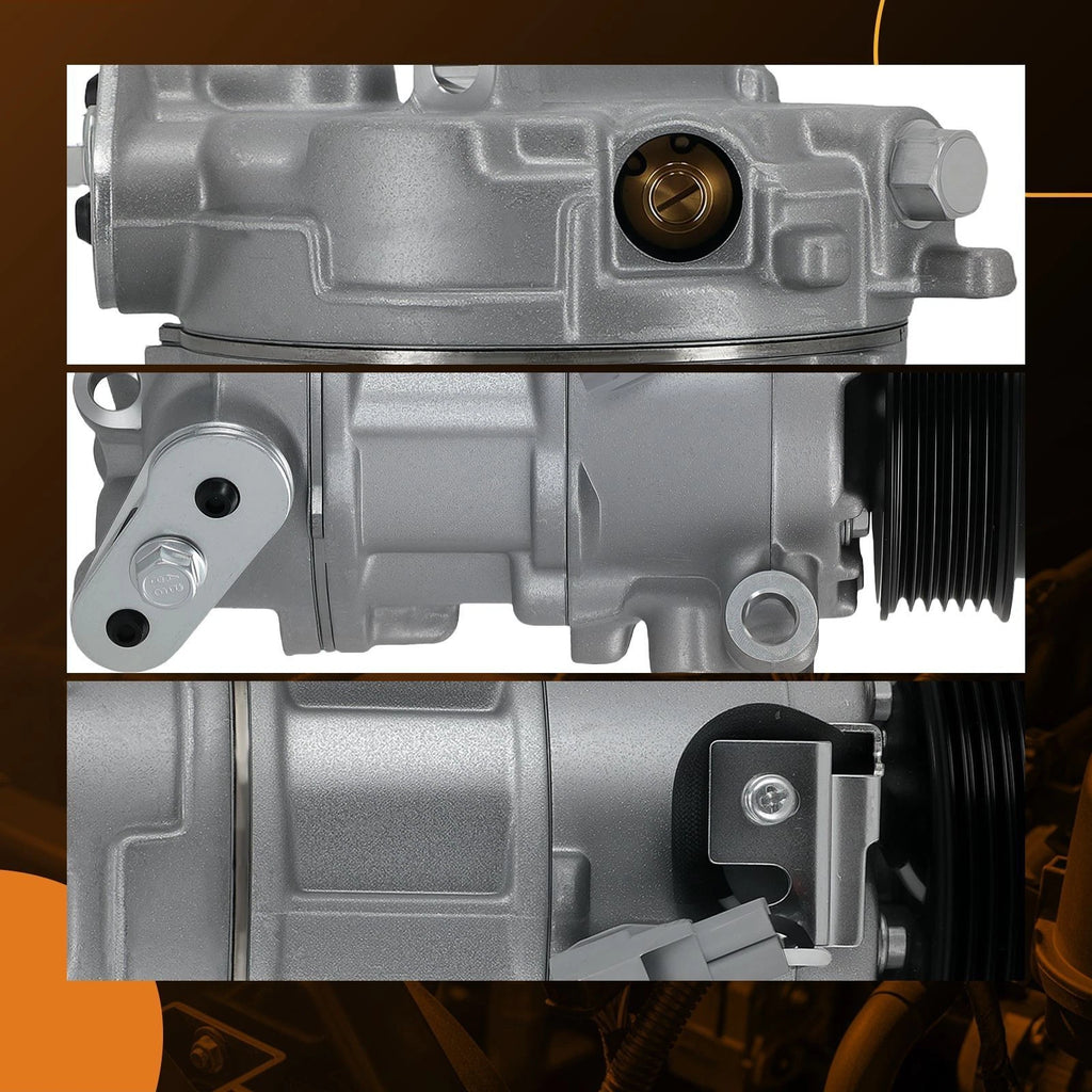 Air Conditioning Compressor for Ram ProMaster (2014–2022) V6 3.6L 198396 w/Clutch