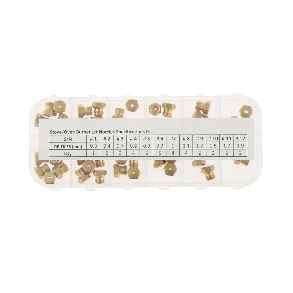 36Pcs Orifice Conversion Kit for Stove Oven Propane Gas Jet Burner