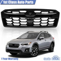 Front Bumper Upper Grille for Subaru Crosstrek (2018–2020) Black Chrome